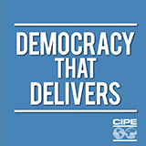 Democracy That Delivers podcast logo