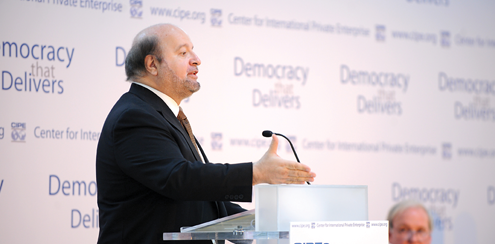 Hernando de Soto, CIPE's first partner