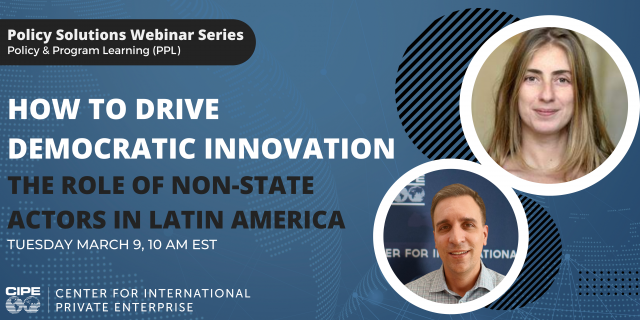 Policy Solutions: How to Drive Democratic Innovation - The Role of Non ...