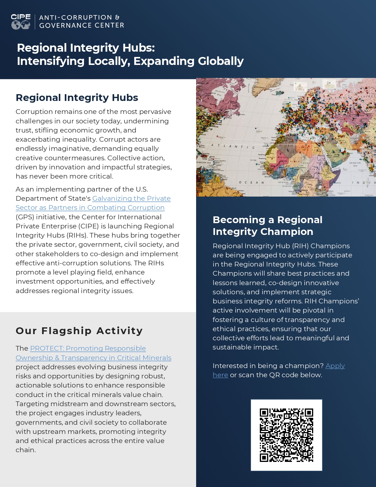 Regional Integrity Hubs: Intensifying Locally, Expanding Globally ...